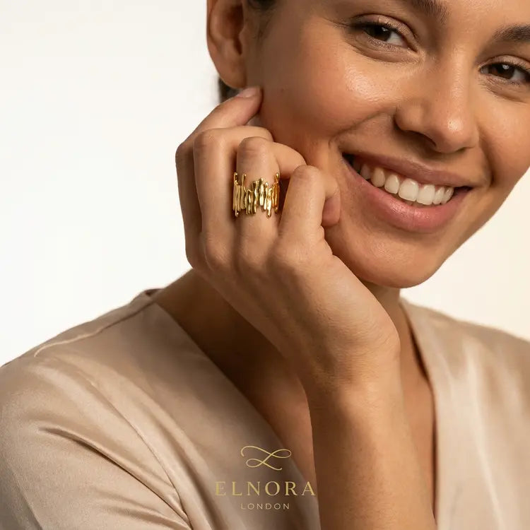 Veya Melt Gold Ring - The Bold Statement Jewellery You Need in 2026