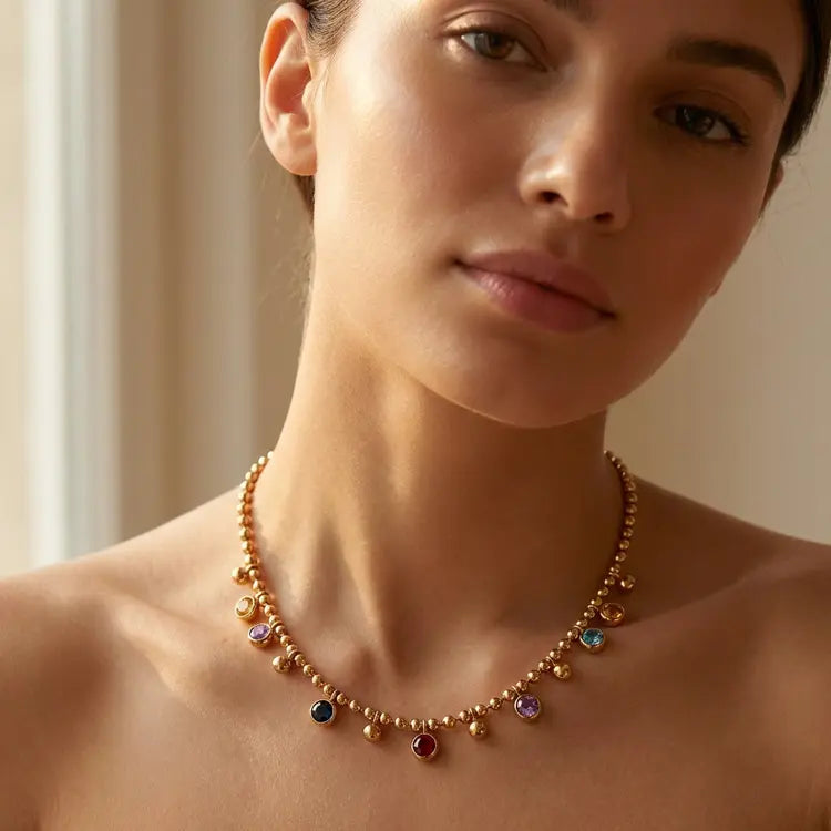 Why a Colourful Stone Necklace for Women Is the One Piece Your Jewellery Collection Is Missing