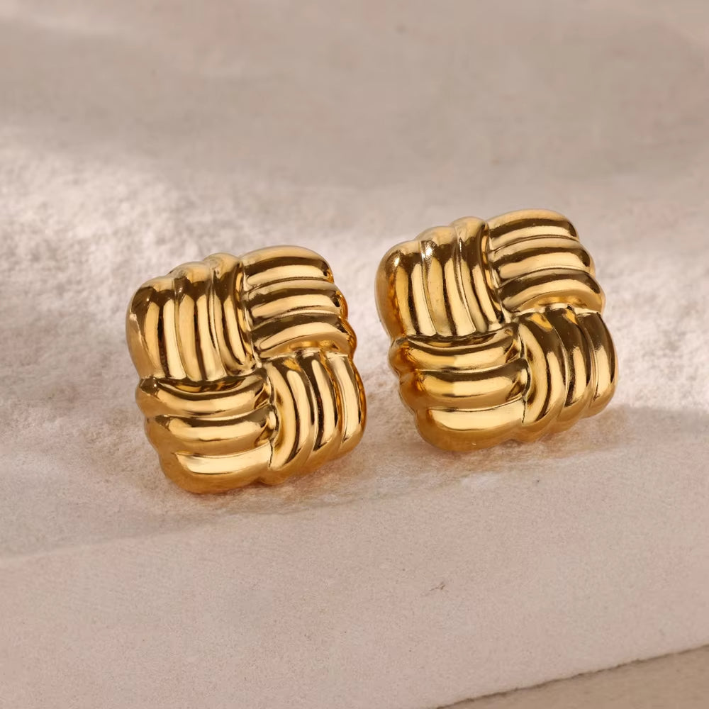 Velora Knot Stud Earrings