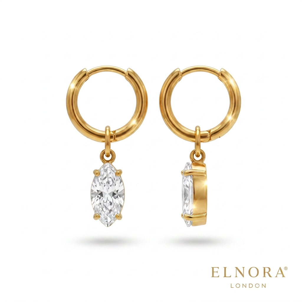 Ara Crystal Hoops