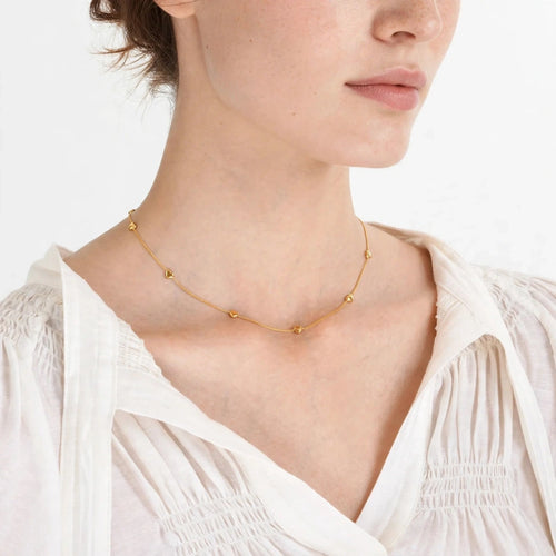Amore Constellation Set necklace worn by a model