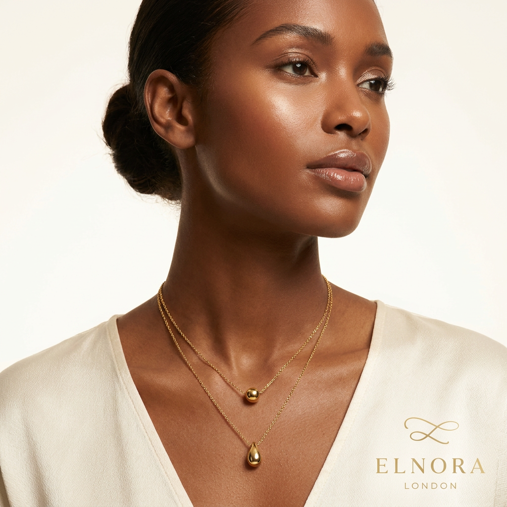 Celeste Drop Layer Necklace