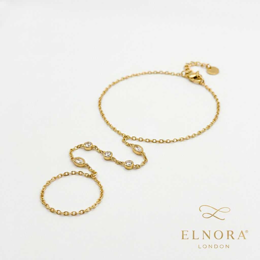 Celeste Halo Hand Chain