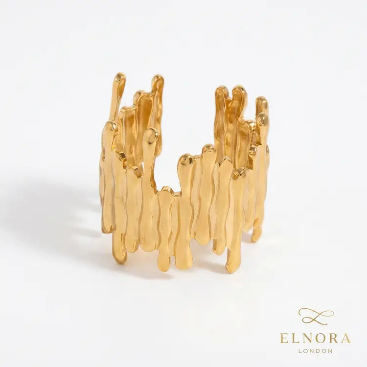 Veya Melt Gold Ring