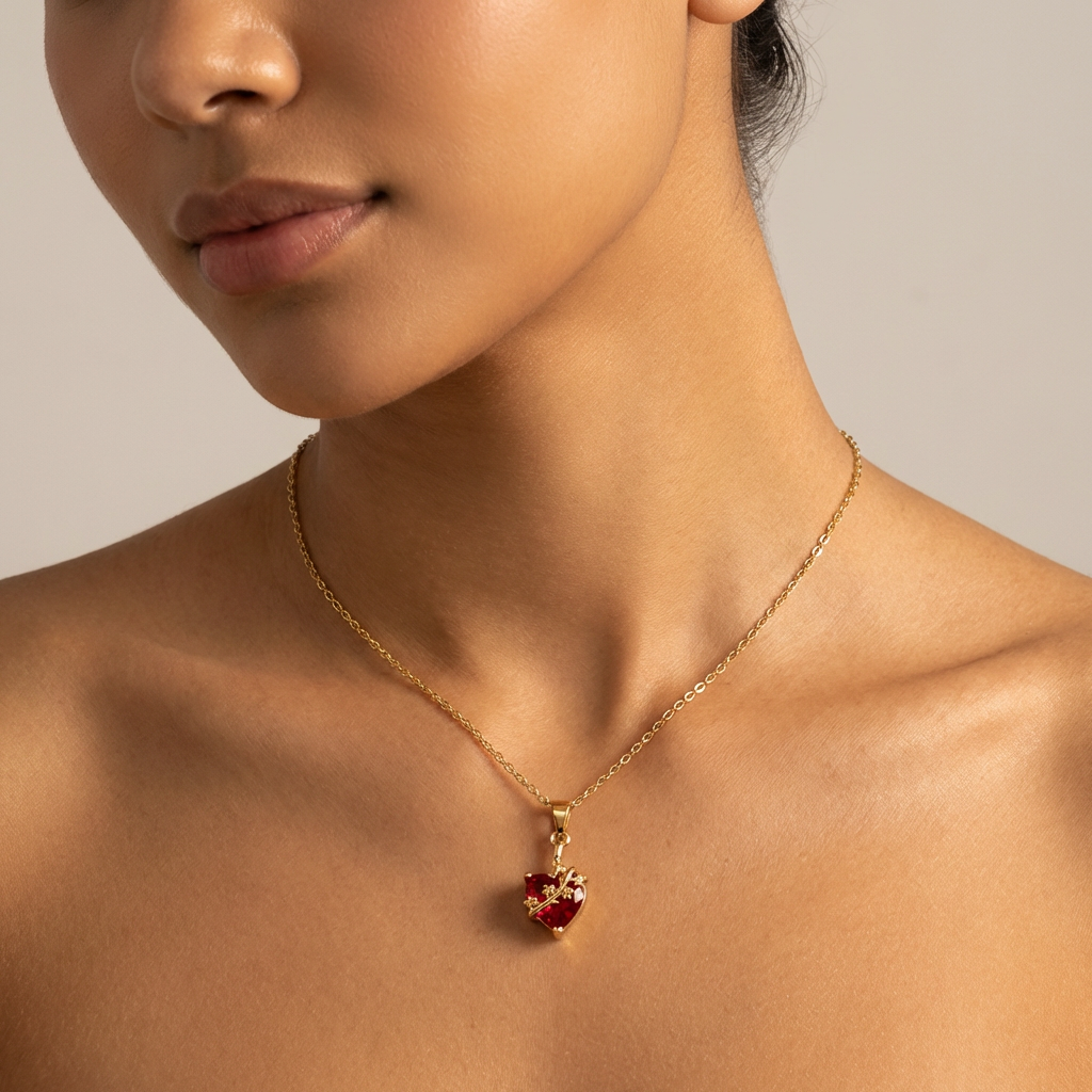 Fleur de Coeur Necklace