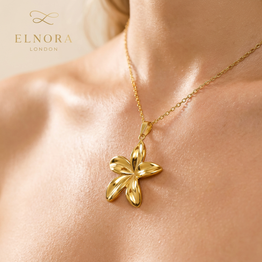 Floréa Sculpted Blossom Pendant Necklace