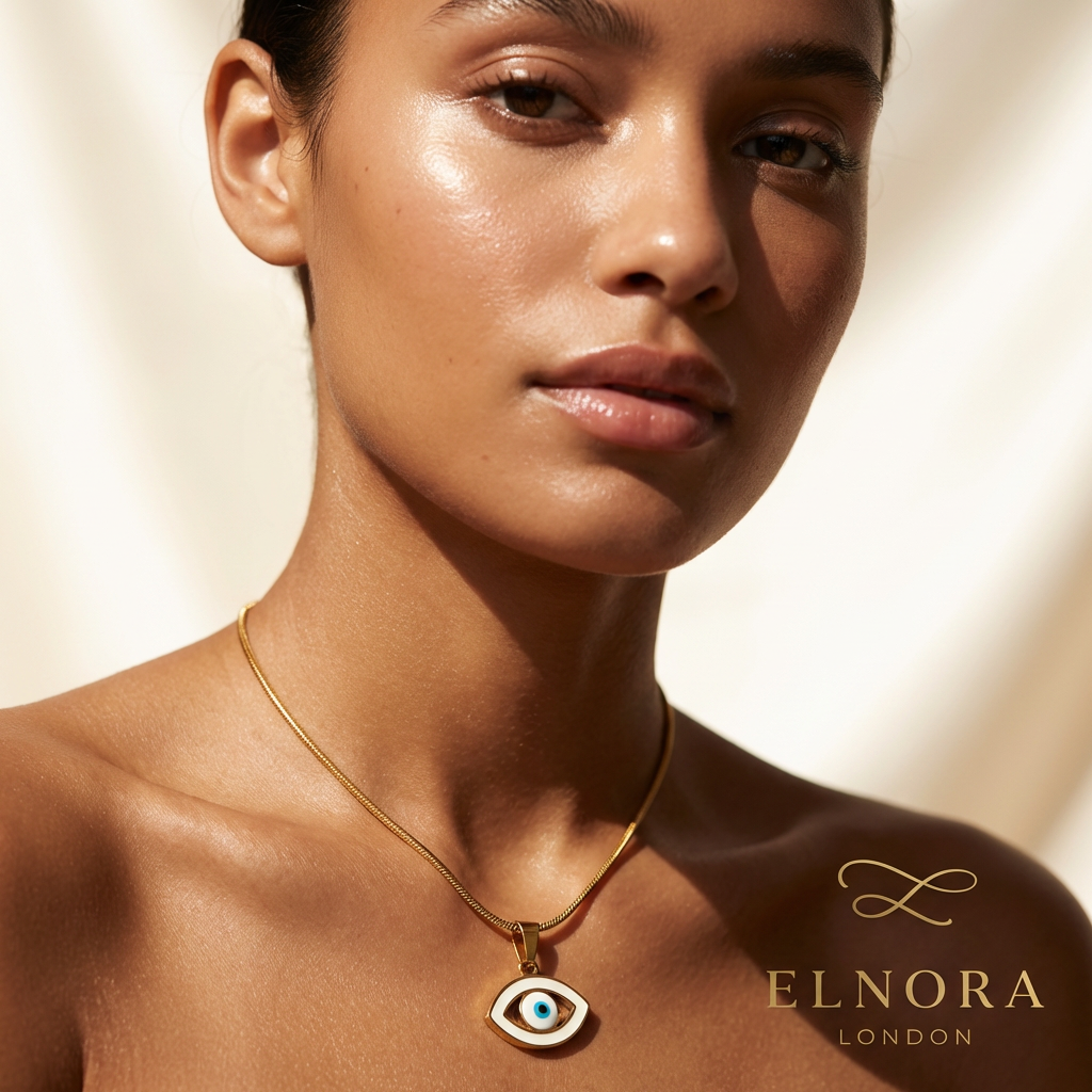 Lunara Evil Eye Pendant Necklace
