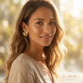 Velo Liquid Heart Stud Earrings