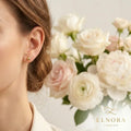 Veloura Dome Stud Earrings