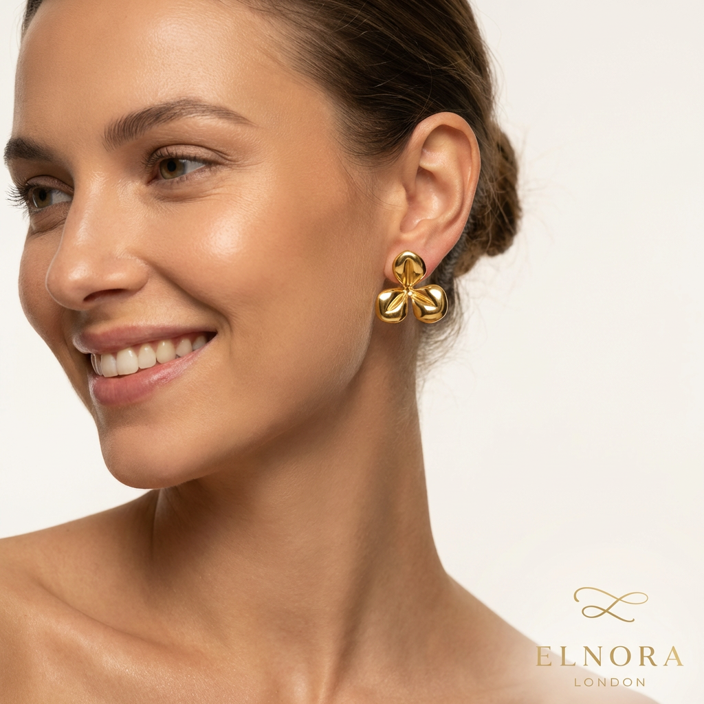Elle Clover Stud Earrings