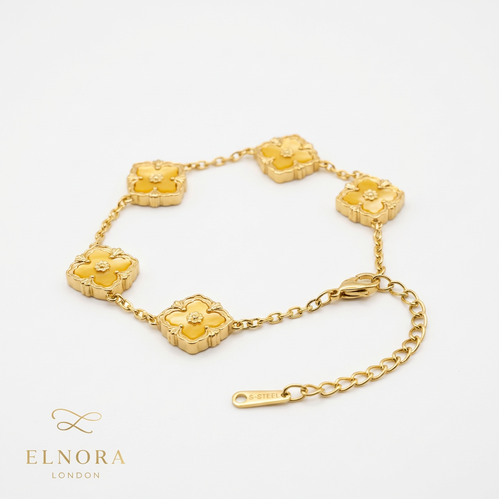 Sunshine Clover Bracelet