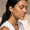 Luna Sparkle Hoop Earrings