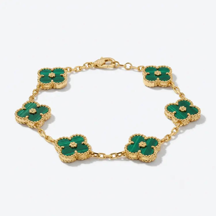 Jade Clover Bracelet