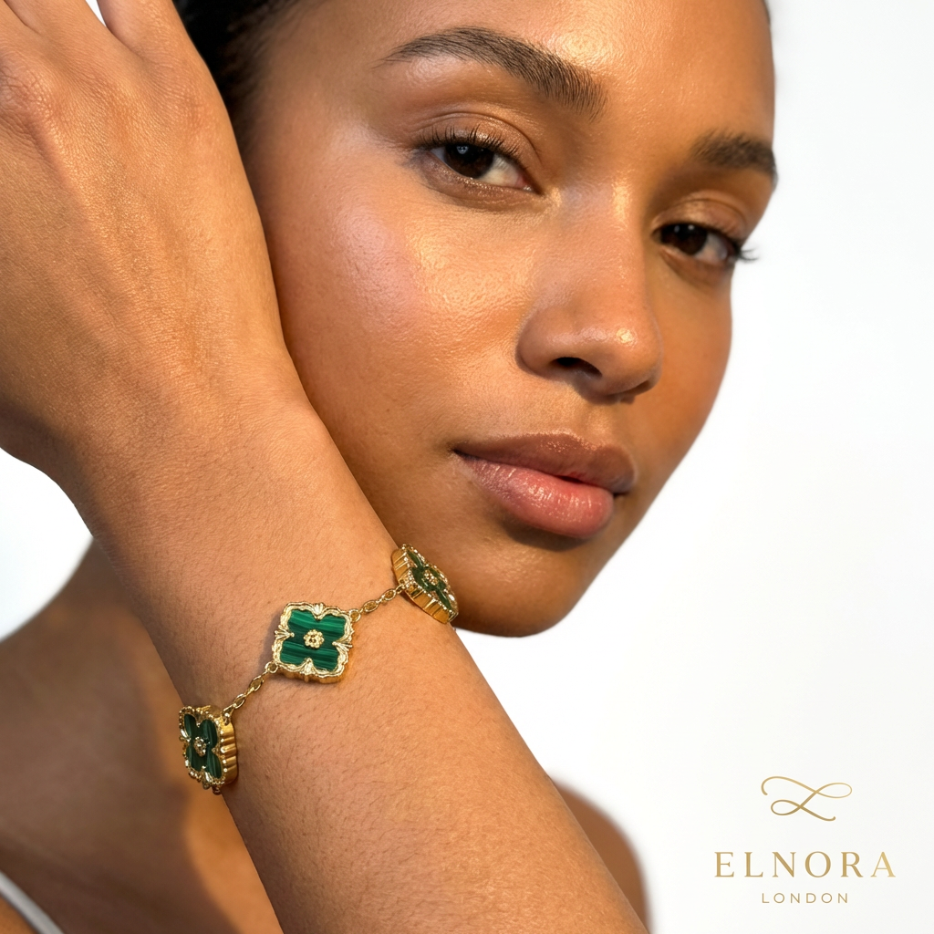 Jade Clover Bracelet