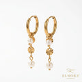 Lunara Pearl Cascade Earrings