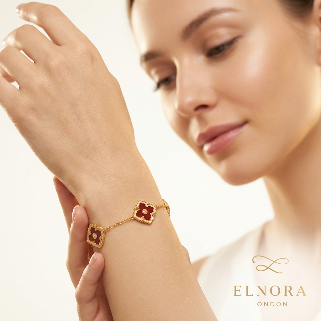 Rosewood Clover bracelet