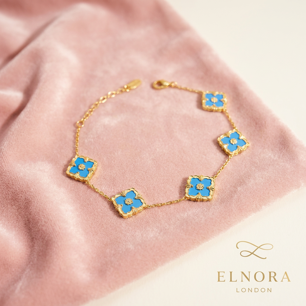 Sky Bloom Clover Bracelet