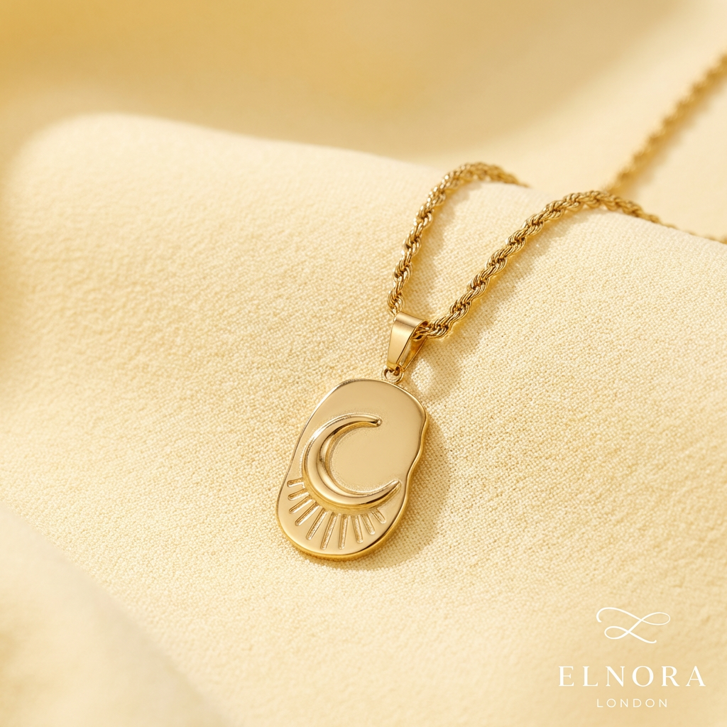 Twist Moon Necklace