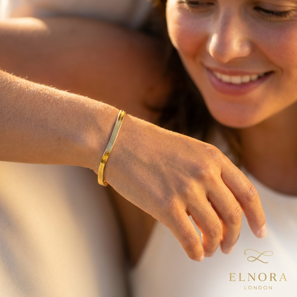 Golden Curve Bracelet