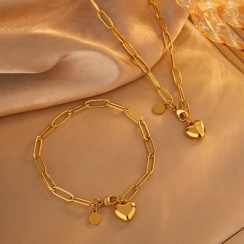 Amara Heart Link Chain