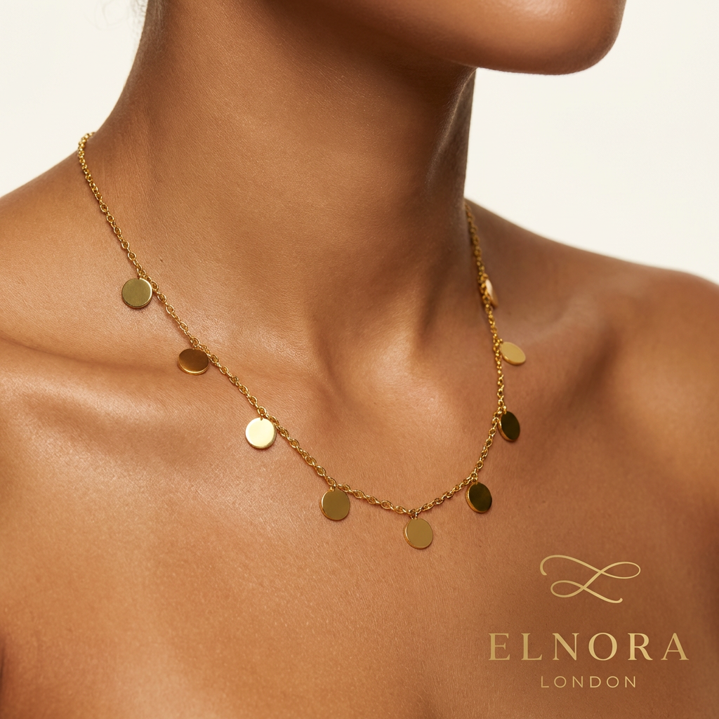 Oria Circle Charm Necklace