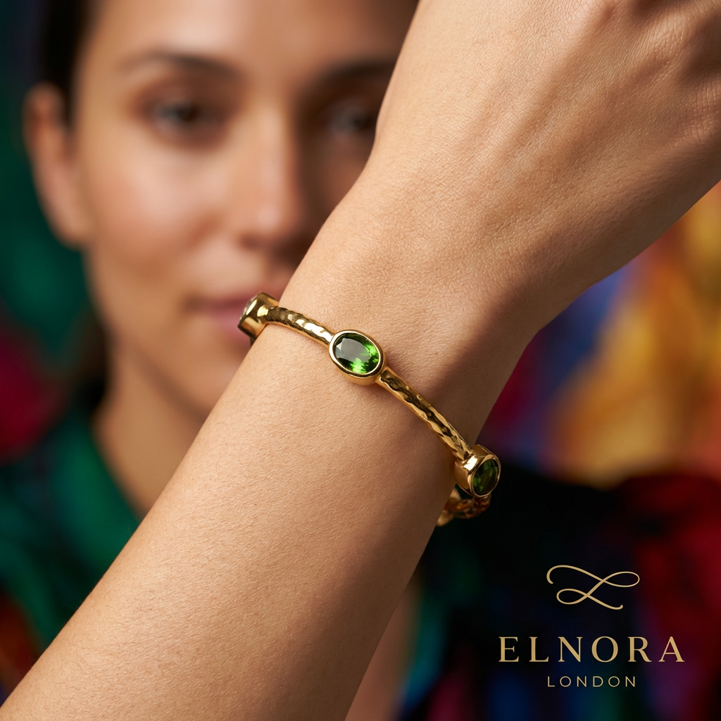 Emerald Whisper Bangle
