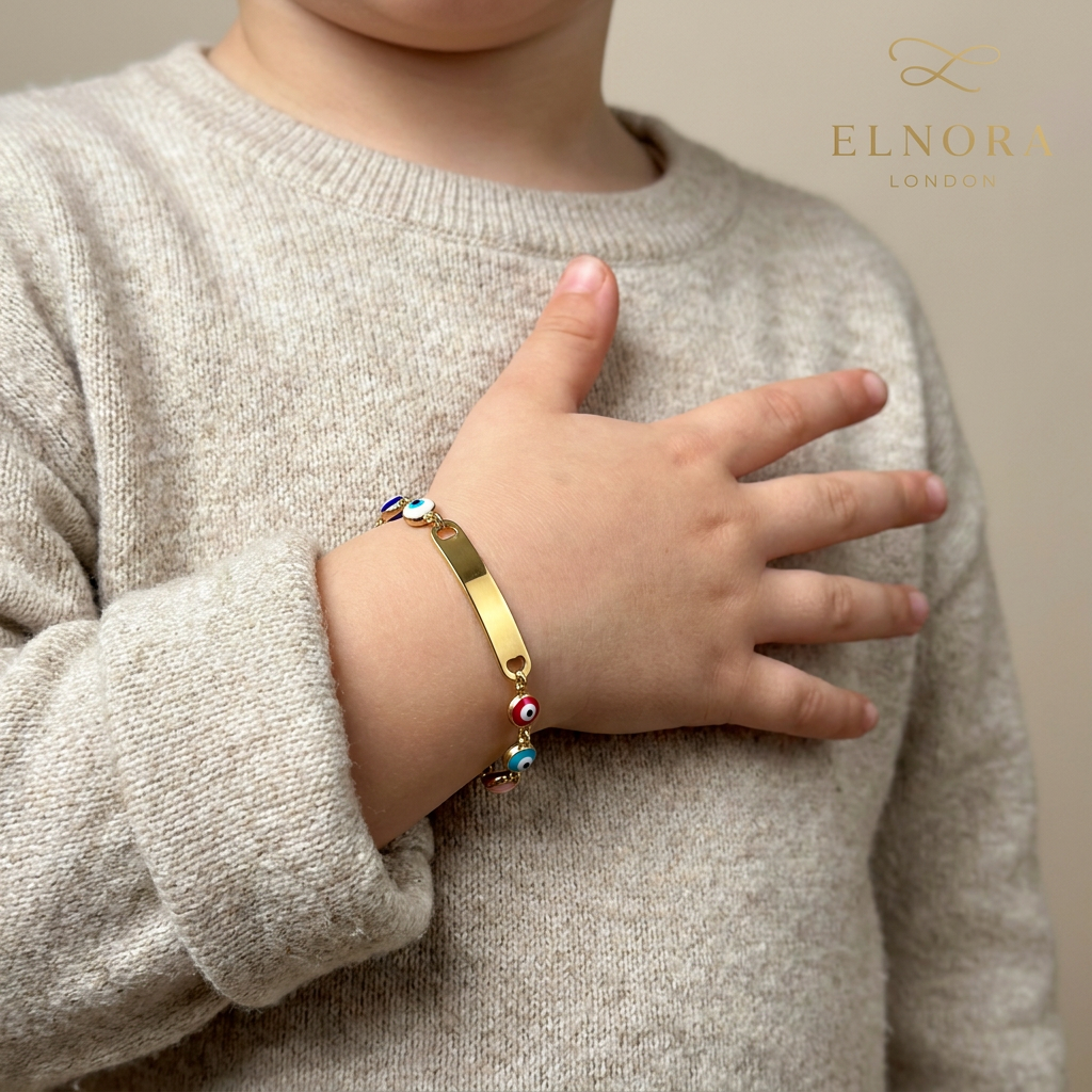 Rainbow Eye Charm Bracelet