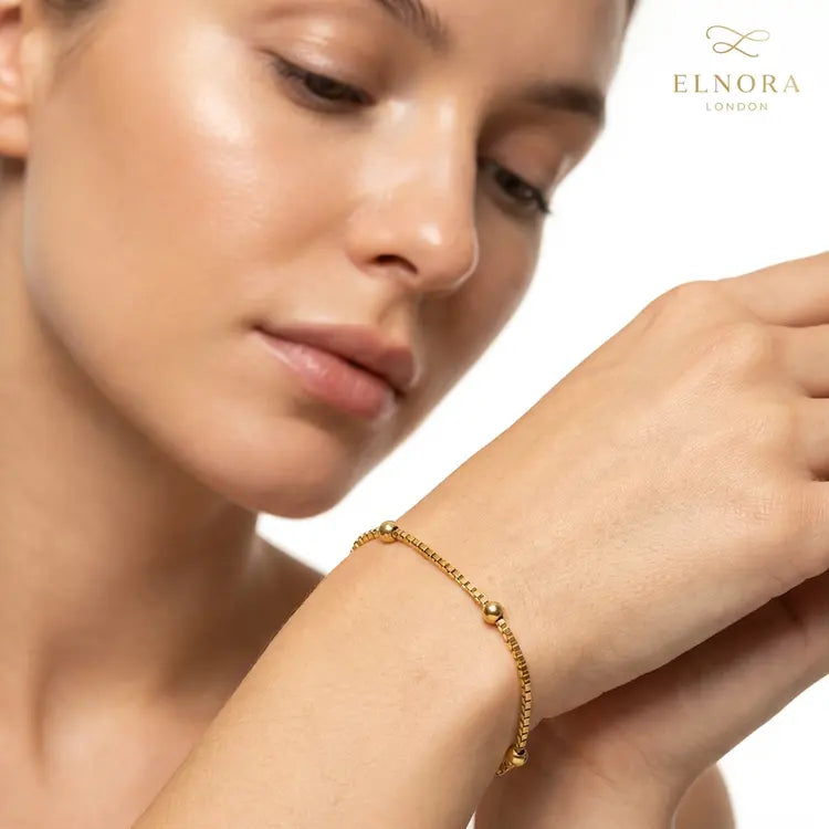 Minimal Round Snake Bracelet