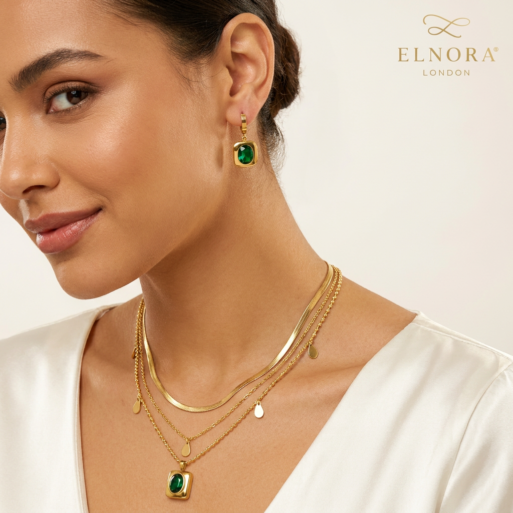 Emerald Luxe Jewellery Set