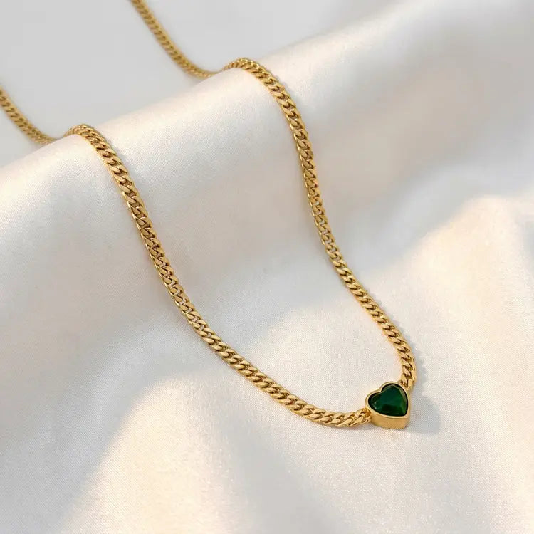 Emerald Whisper Necklace