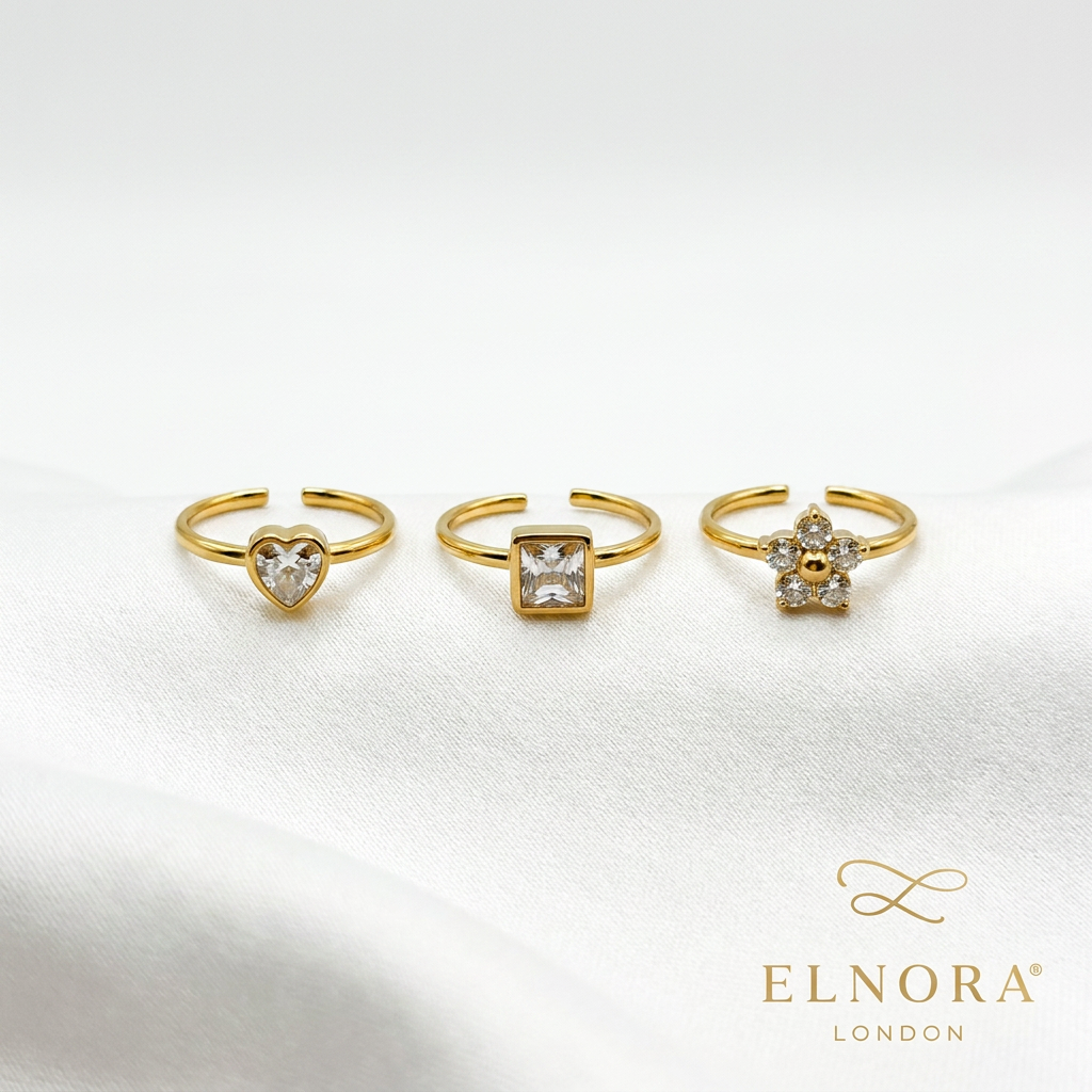 Luna Trio Ring Set