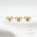 Luna Trio Ring Set