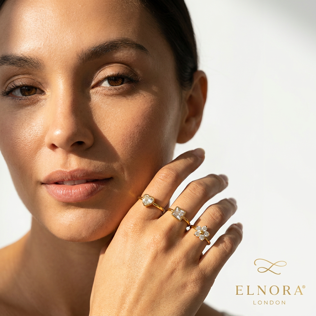 Luna Trio Ring Set