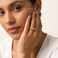 Parisian Croissant Ring