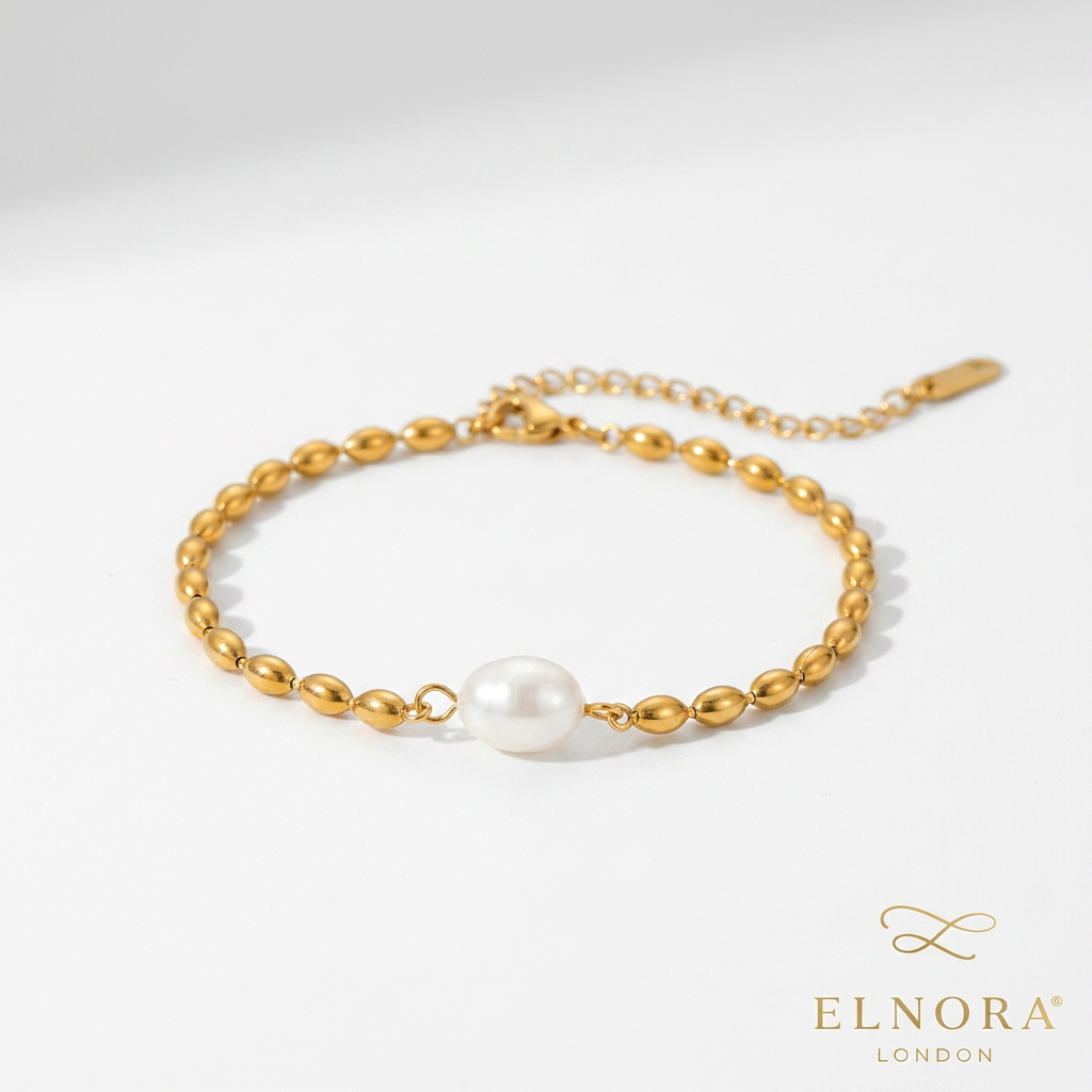 Pearl Bloom Chain Bracelet