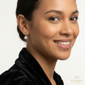 Pearl Knot Drop Earrings