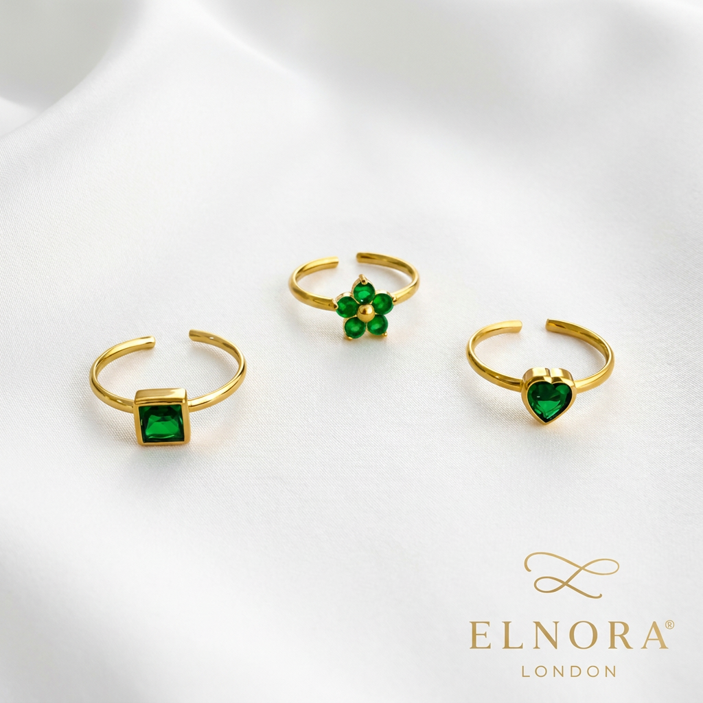 Luna Trio Ring Set